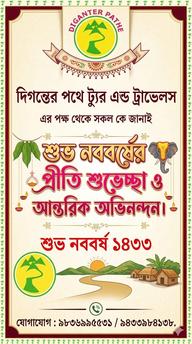 আগামী দিনগুলো শুভময় ও আনন্দময় হয়ে ভরে উঠুক সবার জীবন।